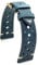 RIOS1931 Rallye Gold Vintage Rindsleder Uhrenarmband handgemacht in Deutschland Robust 19mm blau