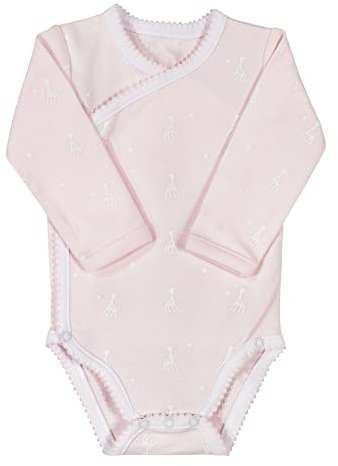 Sophie la Girafe - Body Bébé Croisée - Fille - 3 mois - Rose