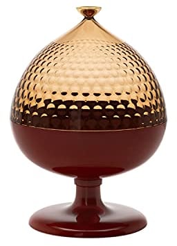 Kartell Pumo, Contenitore/Centrotavola, Ambra e Mattone