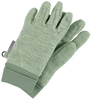 Sterntaler Baby Unisex Fingerhandschuhe Kinder Fingerhandschuh Melange Handschuh - Fingerhandschuhe - mit elastischem Bündchen - grün, 3