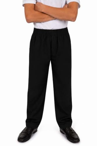 Listers Schoolwear Boys Fully Elasticated Easy Dressing Pull Up School Trousers - Grey Black Navy - All Around Pull On Comfort Fit 2-16 Years