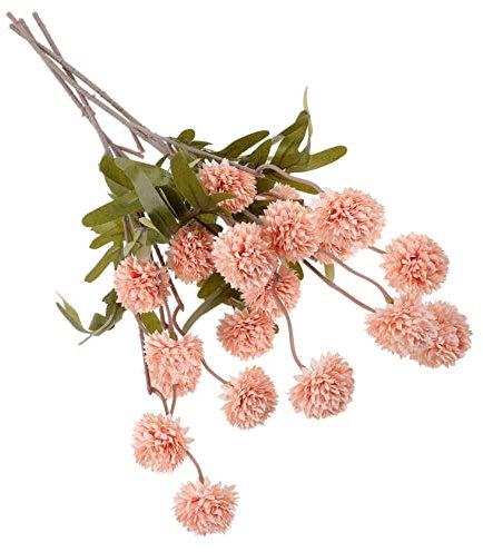 Künstliche Löwenzahn-blumenornamente 4er-set Stabiler Kunststoff Für Heimdekoration Und Foto-requisiten