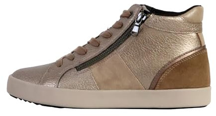 Geox Femme D Blomiee D Basket, Taupe, 38 EU