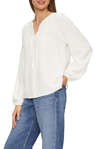 s.Oliver Strukturierte Bluse mit Raffdetails