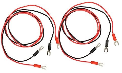 OFFSCH 4pcs Phonograph Cable Test Cable for Turntable Grounding Wire for Phonograph Accessories