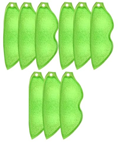 Rordigo Bean Bottle Cleaner, Bottle Cleaning Sponge, Bean Shaped Bottle Cleaning Sponge, Reusable Bottle Cleaning Sponge, , Green