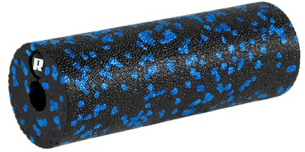 Rebel Mini Massagewalze - Roller Schaum Glatt 5x15cm Farbe Schwarz Blau Material EPP RBA-3053-15