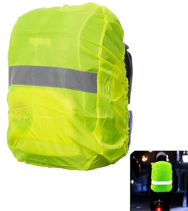 YUGUOLAN Regenschutz Rucksack, Rucksack Regenschutz, Regenschutz Schulranzen, Rucksack Flight Cover, Wasserdichter Rucksack, Regenüberzug, Mit Reflektoren, Für Wandern, Camping, Radfahren (60-70l)