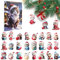 Cat Advent Calendar 2024, Acrylic Christmas Tree Pendant, Christmas Tree Decoration, 24-Day Christmas Countdown Calendar for Cat Lovers