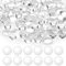 Molain 200 Stück 12 mm Glas-Cabochons, Transparente Glasnuggets Runde Crystal Cabochons Glaskuppel Glassteine für Anhänger Armband Rohlinge Halskette DIY Dekor Handwerk Schmuckherstellung(12mm)