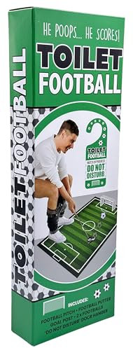 Diabolical Toilet Games - Funny Gifts for Men, Great Gag Gift for Toilet Use - Ideal for men, women, and teens - funny novelty cheap (Toilet Football)