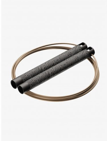 RPM Session4 - Topo (True Black) – Premium-Springseil für Profis – Aluminiumgriffe, Verstellbare Länge, Schnellrotation für Double Unders – Perfekt für Functional Fitness & Fitness Workouts