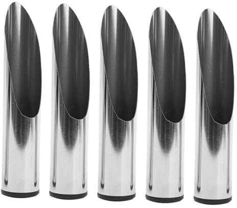 BESPORTBLE 5pièces Scoop De Jardinage Acier Inoxydable Outil Multifonction pour Creuser Planter Et Désherber pour Fleurs Et Légumes Moyenne Léger Et Ergonomique