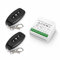 Interruptor de persianas WiFi inteligentes, con mandos a distancia RF y módulo receptor, 433 MHz módulo de control, APP Tuya/Smart Life Dispositivos, para persianas persianas persianas cortinas