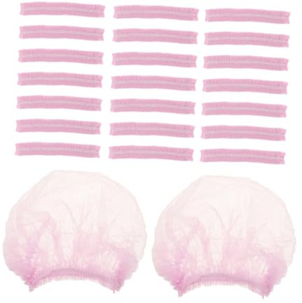 Ipetboom 100stücke Einweg-haarnetze Vlies-netzkappen Netz-haarnetze Für Kopfbedeckungen Gastronomie Und Arbeit Komfortabel Und Sicher