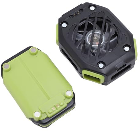 Raffreddatore per Telefono da Gioco, Ventola di Raffreddamento Magnetica per Telefono Cordless con Batteria Rimovibile da 1800 mAh, Temperatura a 7 Marce, Radiatore per Cellulare