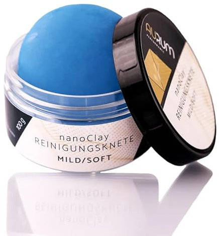 AURUM Performance nanoClay Reinigungsknete mild Lackknete - entfernt Teer Insektenreste Baumharz - Lacktiefenreinigung - 100g