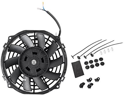 GLBMLMTHZP Ventilateur de radiateur de Refroidisseur d'huile de Transmission Universelle 1 2V 80W Ventilateur de Refroidissement de radiateur Automobile électrique de Voiture de Voiture 7/9/10/12