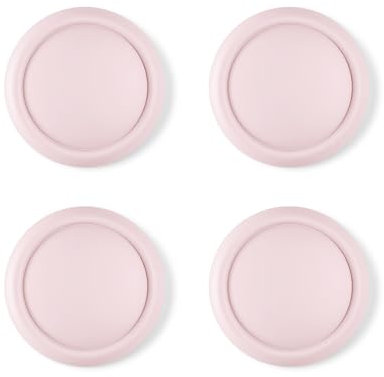 PlayVital Thumb Grips for Nintendo Switch 2, 4-Pack Silicone Joystick Caps for Joycon 2, Cute Accessories Comfort Thumbstick Grip Covers - Pink