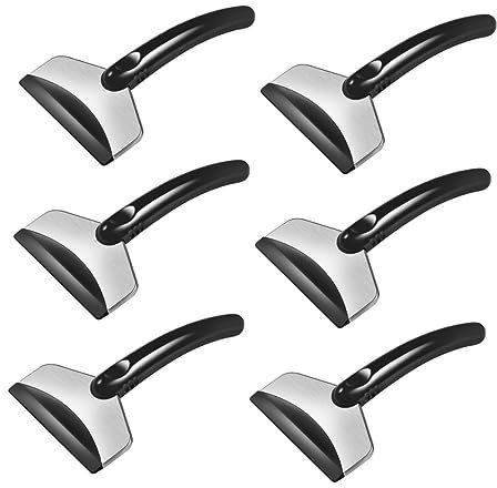 JOINPAYA 6pcs Stainless Steel Snow Brush Car Ice Scrapper for Windshield Cleaning