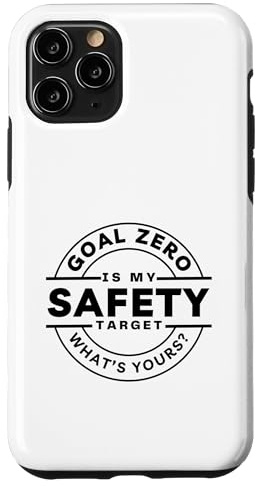 Objetivo Cero | Objetivo de Seguridad | La Seguridad es lo Primero | Regalo del día Carcasa para iPhone 11 Pro
