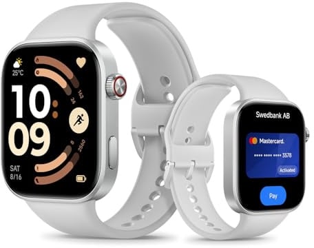 XIAOMI Redmi Watch 6, Smartwatch Uomo Donna, Batteria 24 Giorno, Argento