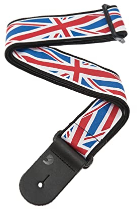 D'Addario Planet Waves 50A11 Gewebegurt Nylongewebe World Tour Collection Union Jack Länge: 1450mm Breite: 50mm