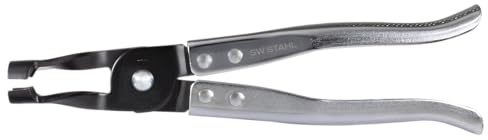 SW-Stahl 08510L Ventildichtringzange - Ventilschaftdichtungszange 250 mm | Premium Werkzeug zum Entfernen von Ventilschaftdichtungen - Robuste Ausführung ohne Griffhüllen - 250 mm Gesamtlänge