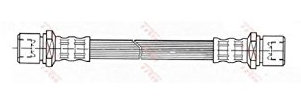 TRW Bremsschlauch PHA403 Länge: 270mm,