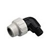SOMATHERM FOR YOU, Raccord coudé plastique pour tube PE Ø25 mm - Mâle 3/4 - Installation rapide et facile - Résistant jusqu'à 16 bars - Température max 80°C - Norme ACS