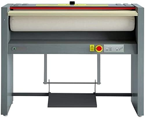 Aeolus MG03 M repasseuse à Rouleau Professionnelle Presse à Linge Plat Repassage draps de lit taies d'oreiller Serviettes Rideaux Nappe économie d'énergie A++ Bassin en Aluminium (100x25 cm)