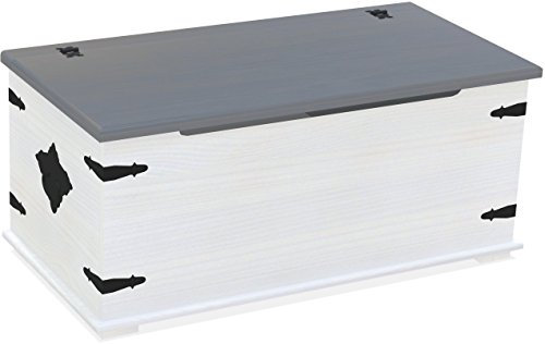 Highboard Granitgrau Weiss Rio Classico Esszimmer Holz Pinie Massivholz Echtholz Farbe wählbar Brasilmöbel