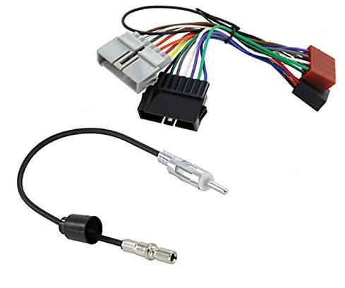 Sound-way Cavo Adattatore Autoradio Connettore ISO, Adattatore Antenna