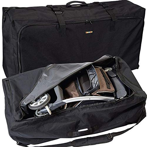 Zohzo Kinderwagen-Reisetasche für Standard- oder Doppelkinderwagen