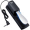Sustain Pedal Universal Foot Damper for Digital Electronic Piano Keyboard Flange (Carbon Black, FTB-004)