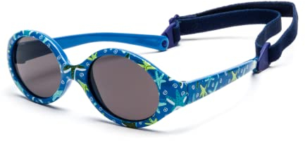 Kiddus Gafas de Sol para Bebé a partir de 0 meses. Filtro Solar UV400. Polarizadas. Sin BPA. Seguras, Resistentes, Ligeras. Diseñadas en España. Estampados y patrones