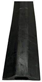 Heavy Duty Rubber Floor Cable Protector Strip (30mm x 10mm) - Sold by The Metre