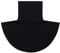 IEFIEL Faux Col Roulé Amovible pour Femme Homme Faux Col Détachable Demi Blouse Chemise Pull Chandails Chaud Tops Neck Cover Vêtements Accessoire Noir B Taille Unique