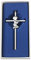 TRULIVA Silbernes Wandkreuz für Jungen, Baby-Party, Taufe