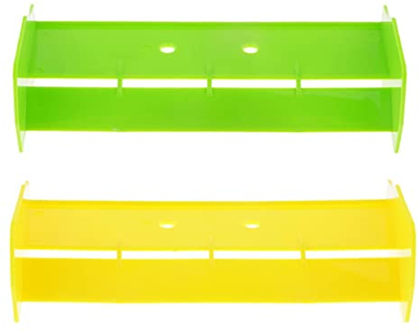 T TOOYFUL 2Pcs / Set 1/10 RC Auto Buggy Truck DIY Effekt Spoiler Für HSP 94106 94107 94166