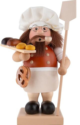 Christian Ulbricht Räuchermännchen - 34 cm, Edelstahl, braun, Holzkohle