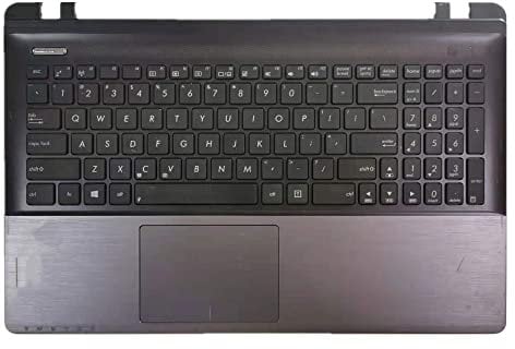 fqparts Replacement Laptop Upper Case Cover C Shell & Keyboard & Touchpad For ASUS A55 A55A A55DE A55DR A55N A55VD A55VJ A55VM A55VS Black US English Layout Small Enter Key Layout