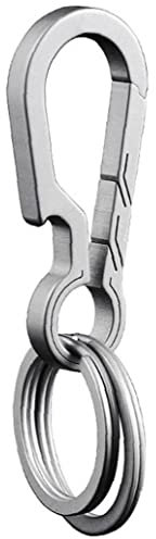 Zonster 1pc Keyring Carabiner Clip Quick-release Multi-tool Key Holder with Bottle Opener for Camping Hiking