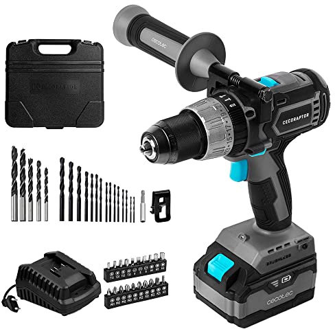Cecotec Trapano Avvitatore, Perforatore e Percussore a Batteria CecoRaptor Perfect ImpactDrill 4020 Brushless Ultra. Batteria 20 V e 4000 mAh, Velocità 2000 rpm, Rapporto di Impatto 30000 bpm