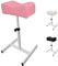 Beltom® Einstellbar Fußpflege Pediküre Beinauflage Beinstütze tragbar Fußstütze Maniküre - Pink