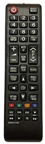 Aurabeam Fernbedienung für Samsung BN59-01175N TM1240A Fernbedienung für UE32H5570, UE48H6270, UE50H5570, UE55H6270 (Nachbau BN59-01175N TM1240A)