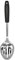 Fackelmann INITIAL Slotted Spoon, Stainless Steel Kitchen Utensil, Heat-Resistant Plastic Handle for Serving, Draining, Mixing & Stirring, Home & Professional, Large Scooping Cooking Spoon, 32cm