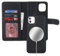 Ｈａｖａｙａ for Coque iphone 11 Magsafe Compatible Coque iphone 11 Porte Carte Flip Étui Cuir Portefeuille à Rabat Homme Amovible - Noir
