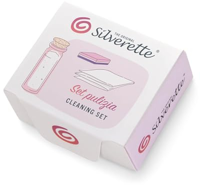 Silverette the original, kit di pulizia 3 in 1, per far risplendere di nuovo le tue coppette in argento Silverette