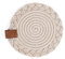 Darido Sotto Piatti da Tavola in Cotone Intrecciate, 15cm, Tovagliette Rotonde Lavabili, Tovagliette Natalizie Fatte a Mano, Sottopiatti Rotondi Beige, Decorazione da Tavolo, Regalo Originale